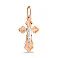 Золотой крестик с распятием (арт. 514102а) – изображение 1