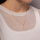 Золотая подвеска Ключик с фианитами (арт. 440324ж) – изображение 3