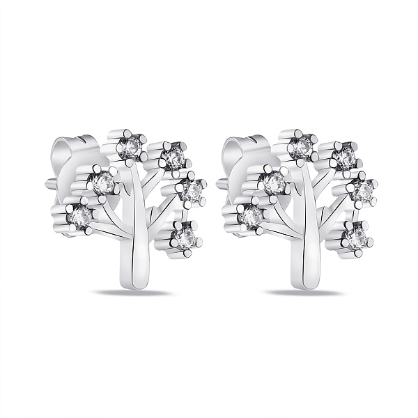 Серебряные серьги пусеты  (арт. 7518/6460) – изображение 1