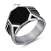 Серебряная печатка з ониксом  (арт. 7906/2364о) – изображение 2