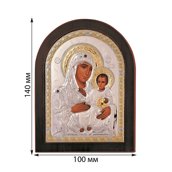 Ікона Пресвята Богородиця Єрусалимська (140х100 мм) (арт. MA/E1102DX) – зображення 2