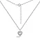 Серебряное колье Сердце с фианитами (арт. 7507/1866) – изображение 3