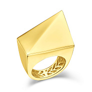 Массивное кольцо из желтого золота Francelli (арт. 156524ж)