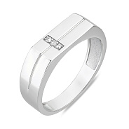 Золотая печатка с бриллиантами (арт. К170086010б)