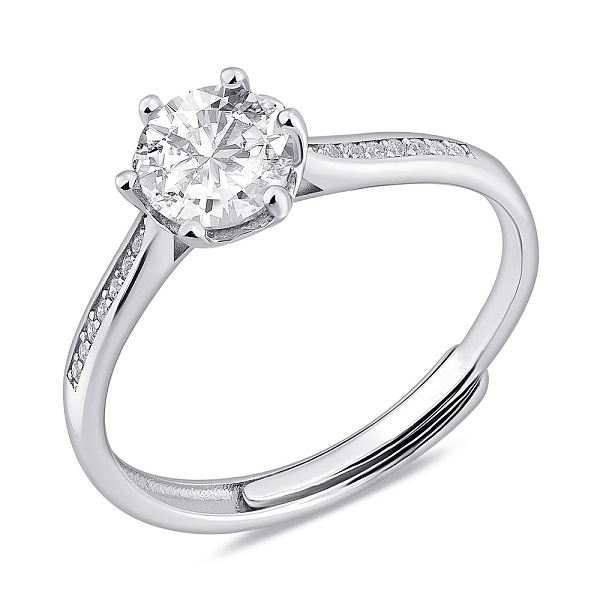 Серебряное кольцо с фианитами (арт. 7501/8061) – изображение 1