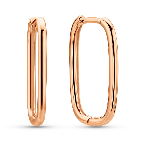 Серьги из красного золота  (арт. С-АНГ11-10) – изображение 1
