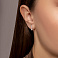 Серьги из белого золота с бриллиантами (арт. С011481030б) – изображение 3
