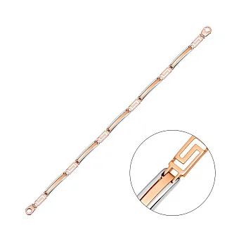 Золотой мужской браслет (арт. 324790кб)