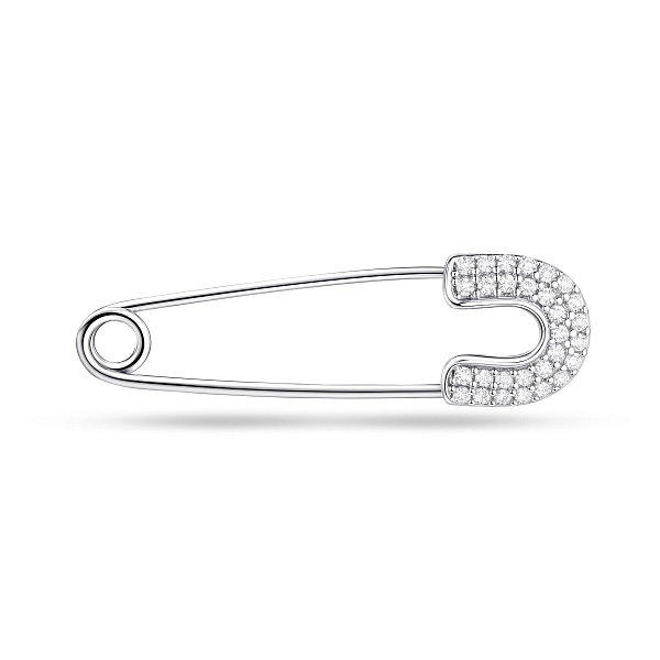 Серебряная булавка с фианитами (арт. 7511/178) – изображение 1