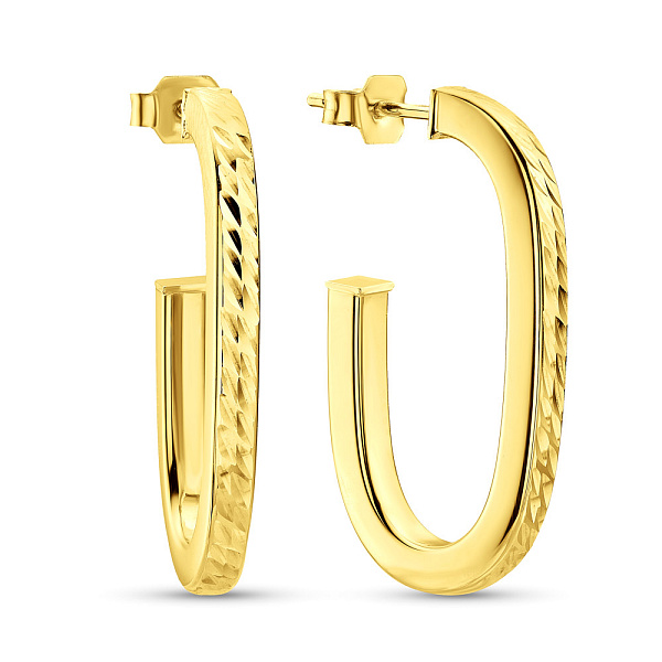 Серьги из желтого золота (арт. 1091572/30ж) – изображение 1