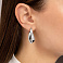 Серьги Завитки из белого золота Francelli (арт. е105583/30б) – изображение 2