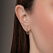 Золотые серьги без камней (арт. 1092195) – изображение 2