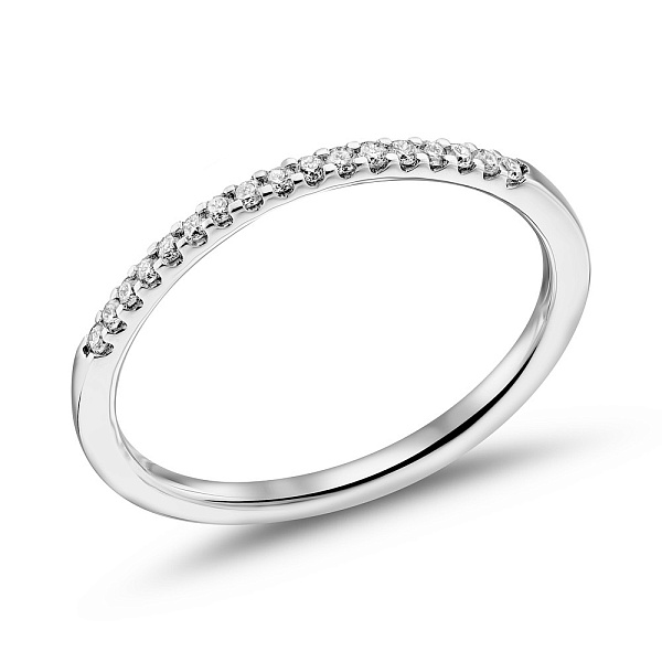 Кольцо из белого золота с бриллиантами (арт. К341634010б) – изображение 1