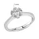 Серебряное кольцо с фианитом (арт. 7501/4885) – изображение 2
