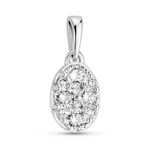 Золотой кулон с бриллиантами (арт. П341557020б) – изображение 1