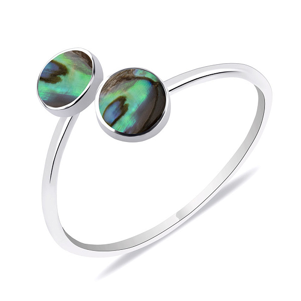 Каблучка зі срібла з перламутром (арт. 7501/6073пцв) – зображення 1