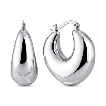 Фото Серебряные серьги без камней (арт. 7502/10131/25)