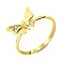 Кольцо Бабочка из желтого золота (арт. 153740ж) – изображение 1