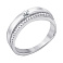 Серебряное кольцо с фианитами (арт. 7501/6769) – изображение 1