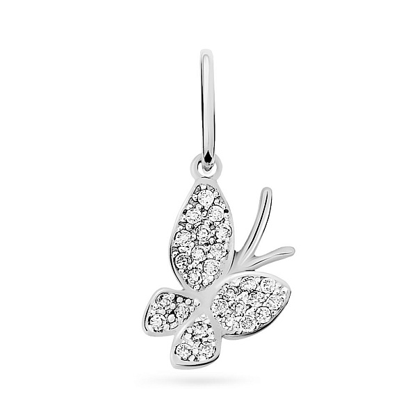 Подвес из белого золота Бабочка (арт. 440397б) – изображение 1