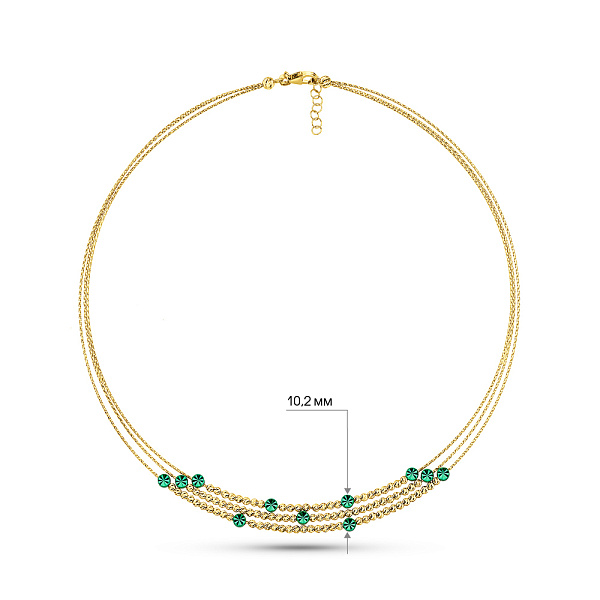 Колье Francelli из желтого золота (арт. 352941жз) – изображение 7