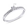 Серебряное кольцо с фианитами (арт. 7501/11017р) – изображение 3