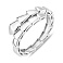 Серебряное кольцо в форме змеи (арт. 7501/8501) – изображение 1