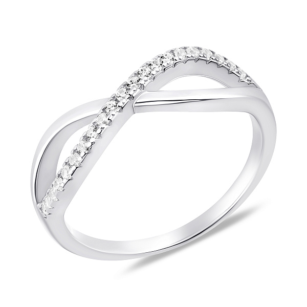 Серебряное кольцо Бесконечность (арт. 7501/8538) – изображение 1