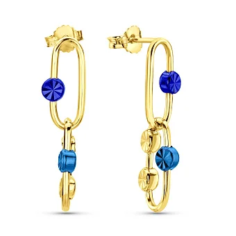 Золоті сережки-пусети Francelli (арт. 1091600жгс)