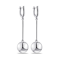 Срібні сережки Trendy Style без каменів (арт. 7502/3844/6)