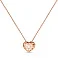 Золотое колье Сердце (арт. 360208) – изображение 1