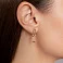 Серьги из красного золота (арт. 1091937) – изображение 3