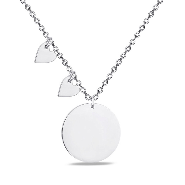 Серебряное колье без камней (арт. 7507/1685) – изображение 1