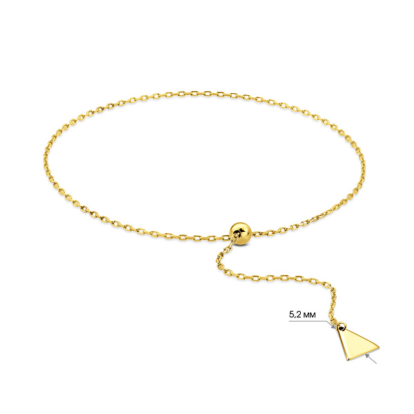 Браслет FLY з жовтого золота (арт. 326907ж) – зображення 2