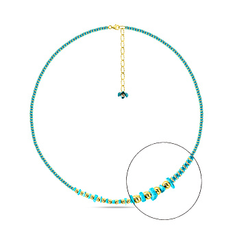 Фото Золотое колье Francelli с ониксом (арт. 352363жог)