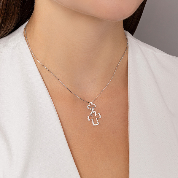 Золотое колье с бриллиантами (арт. Ц341685015б) – изображение 5