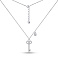 Серебряное колье Ключик с фианитами (арт. 7507/2223) – изображение 2