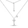 Серебряное колье Ключик с фианитами (арт. 7507/2223) – изображение 2