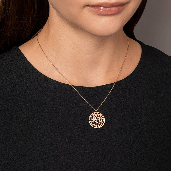 Колье из красного золота (арт. 360156) – изображение 3