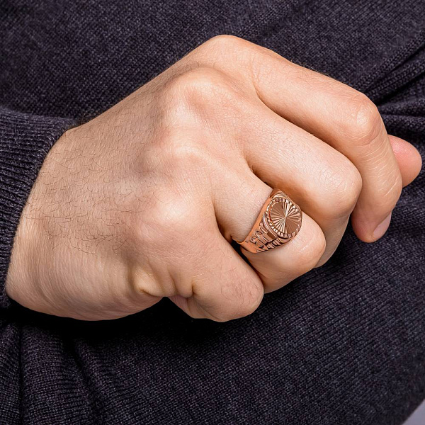 Золотая печатка (арт. 180562) – изображение 3