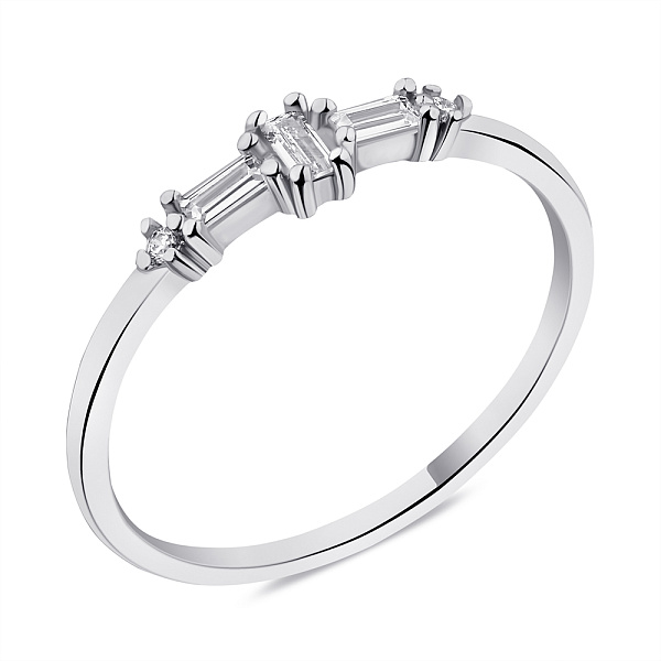 Серебряное кольцо с фианитами (арт. 7501/6260) – изображение 1