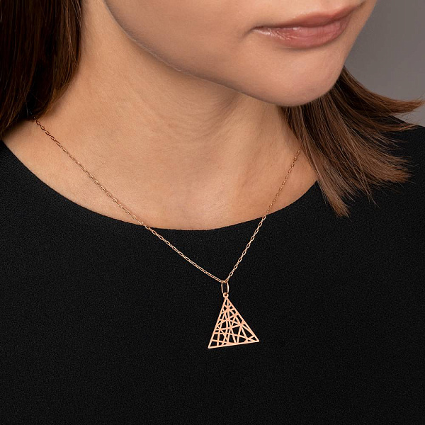 Кулон из красного золота (арт. 441285) – изображение 3