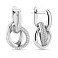 Серьги из серебра с фианитами (арт. 7502/2187042) – изображение 1