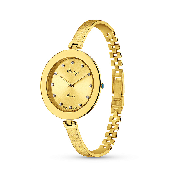 Жіночий золотий годинник з фіанітами (арт. 260265жж) – зображення 1