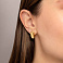 Сережки из желтого золота Francelli (арт. е105946ж) – изображение 3