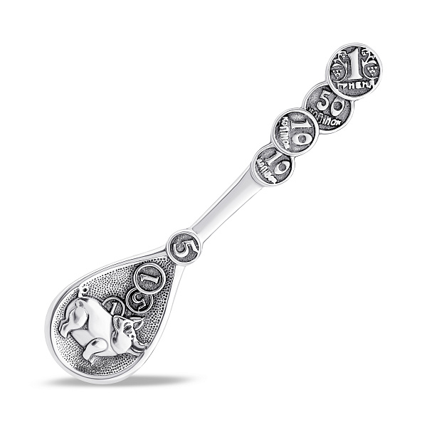 Серебряная ложечка-загребушка (арт. 7920/5124) – изображение 1