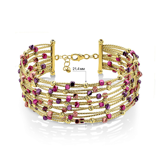 Золотой браслет Francelli (арт. 326732жфрмлн) – изображение 5