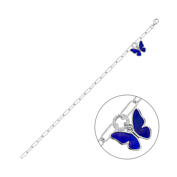 Золотий браслет Метелик (арт. 3261030бес) – зображення 1