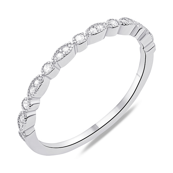 Серебряное кольцо с фианитами (арт. 7501/6922) – изображение 1