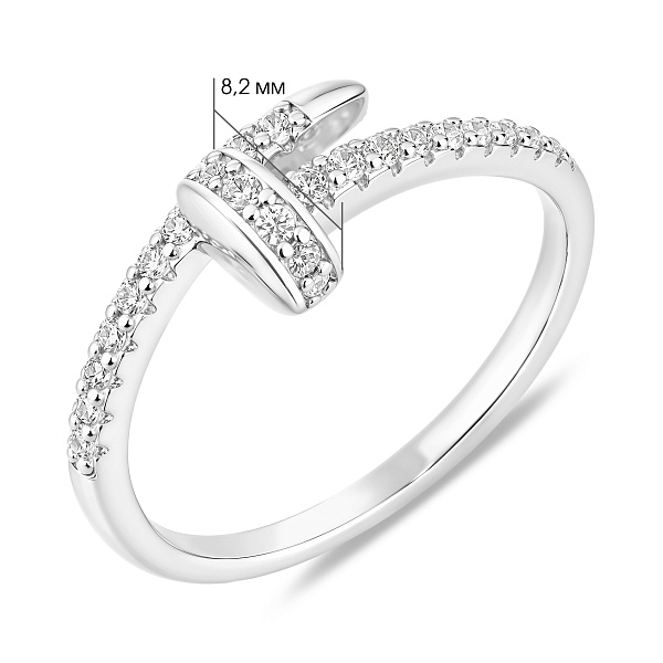 Серебряное кольцо Гвоздь (арт. 7501/8582) – изображение 2